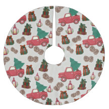 Falda de árbol de Navidad de camión vintage | Cami