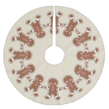 Falda de árbol de Navidad de jengibre crema niños