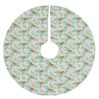 Falda Para El Árbol De Navidad De Poliéster Falda de árbol de Navidad/Flores de Pascua