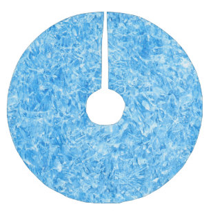 Falda Para El Árbol De Navidad De Poliéster Falda de árbol de Navidad helado