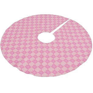 Falda Para El Árbol De Navidad De Poliéster Falda de árbol rosa desolada suroeste occidental b