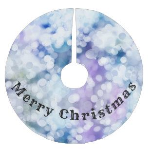 Falda Para El Árbol De Navidad De Poliéster Falda del árbol de navidad de Feliz