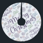 Falda Para El Árbol De Navidad De Poliéster Falda del árbol de navidad de Feliz<br><div class="desc">Navidades y la falda del árbol de vacaciones</div>