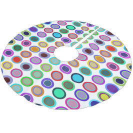 Falda Para El Árbol De Navidad De Poliéster Falda moderna de árbol de Navidad