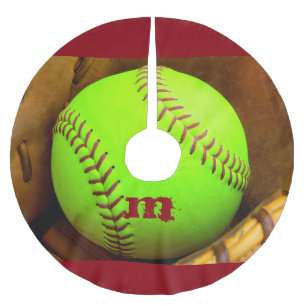 Falda Para El Árbol De Navidad De Poliéster Falda rápida amarilla del árbol de navidad de la