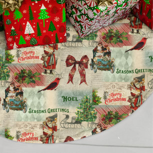 Falda Para El Árbol De Navidad De Poliéster Feliz Navidad y saludos de temporada