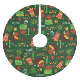 Falda Para El Árbol De Navidad De Poliéster festividad tribal de kwanzaa de origen indígena af