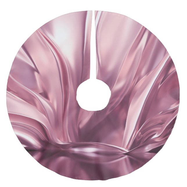 Falda Para El Árbol De Navidad De Poliéster Fondo de ilustración 3D dorado lujoso (Anverso)