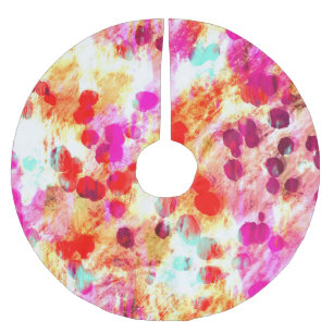 Falda Para El Árbol De Navidad De Poliéster Fondo de textura de punto de color de forma gruesa