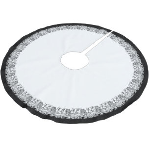 Falda Para El Árbol De Navidad De Poliéster Frontera Danse Macabre