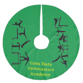 Falda Para El Árbol De Navidad De Poliéster Gimnasia Academia Falda de Árbol de Navidad