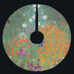 Falda Para El Árbol De Navidad De Poliéster Gustav Klimt Flor Jardín Naturaleza<br><div class="desc">Un bonito cuadro del jardín,  un cuadro clásico de Gustav Klimt,  llamado Cottage Garden,  o Bauergarten,  1907,  que se encuentra cerca de un jardín de flores,  un cuadro de flores de colores.</div>