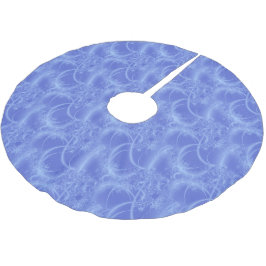 Falda Para El Árbol De Navidad De Poliéster Hielo Fractal Tree Skirt