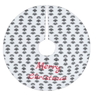 Falda Para El Árbol De Navidad De Poliéster Hinchas de Japón Thunder_Cove
