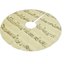 Hoja manuscrita Canción de música notas marfil ant