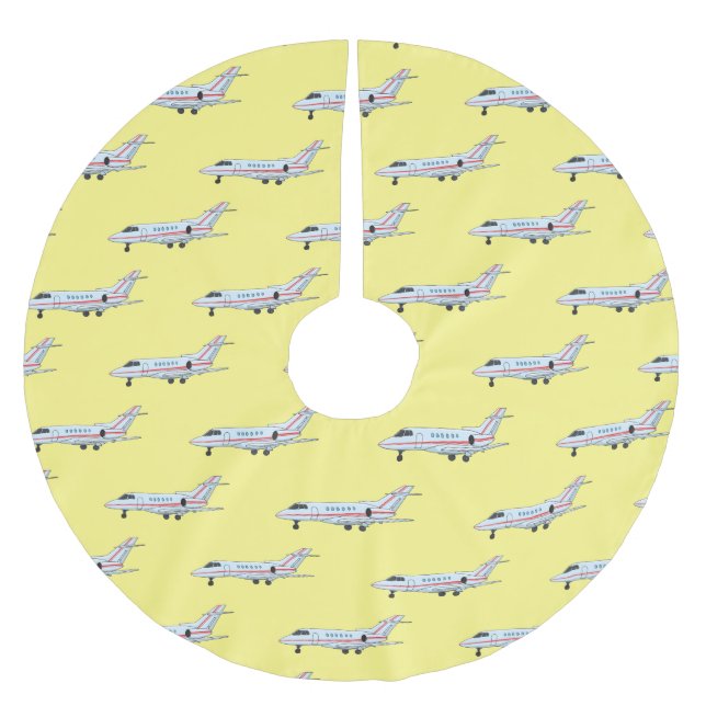 Falda Para El Árbol De Navidad De Poliéster Ilustracion personalizado de chorro privado (Anverso)