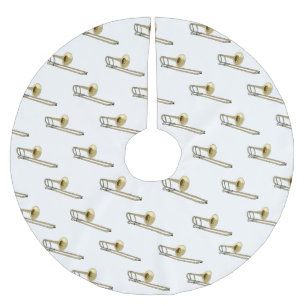 Falda Para El Árbol De Navidad De Poliéster Ilustracion personalizado de Trombone