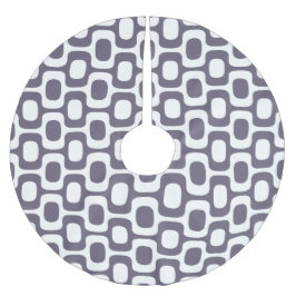 Falda Para El Árbol De Navidad De Poliéster Ipanema Sidewalk Pattern, Beach Pattern, Brazil