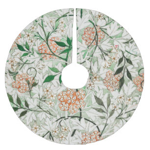 Falda Para El Árbol De Navidad De Poliéster Jardín de Jazmín Flor Clásica de William Morris