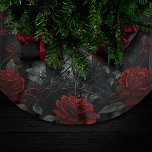 Falda Para El Árbol De Navidad De Poliéster Jardín del Rosa del Cementerio Gótico con rojo y n<br><div class="desc">Grunge de los 90, ¡Todos Crecen! Novedades ricas y sofisticadas sobre la moda de vampiros en la atmósfera gótica y oscura de principios de los 90. Con intensos tonos morados y morados para una paleta lujosa, dramática o temerosa. Esta textura de grunge vintage inspirada en los años 90 presenta un...</div>