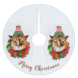 Falda Para El Árbol De Navidad De Poliéster La falda del árbol de Lil Luv