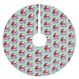 Falda Para El Árbol De Navidad De Poliéster Little Chloe