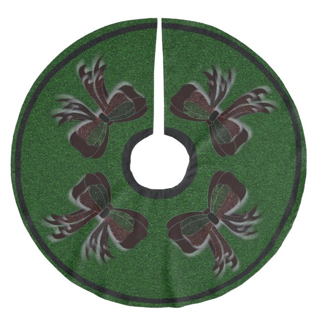 Falda Para El Árbol De Navidad De Poliéster Los Navidades ceden - (Anverso)