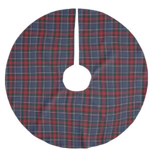 Falda Para El Árbol De Navidad De Poliéster Louth Tartan Plaid