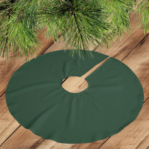 Falda Para El Árbol De Navidad De Poliéster Manta de árbol de poliéster cepillado verde muy os