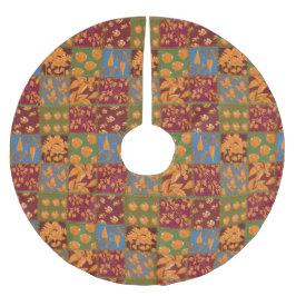 Falda Para El Árbol De Navidad De Poliéster Masha y 3 osos