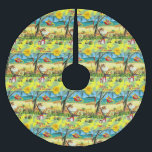 Falda Para El Árbol De Navidad De Poliéster Merry Christmas Tree Skirt Beach Bum Santa Claus<br><div class="desc">Navidades y la falda del árbol de vacaciones</div>