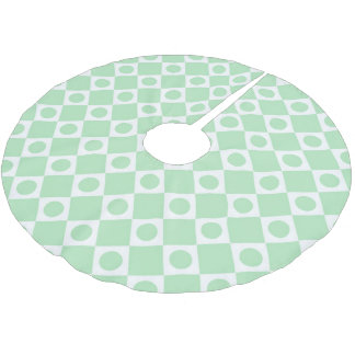 Falda Para El Árbol De Navidad De Poliéster Mod Retro 60's Mint