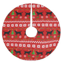 Modelo feo del navidad de las astas negras de