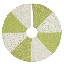 Navidad blanco acolchado del verde de los modelos