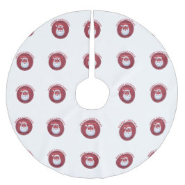 Falda Para El Árbol De Navidad De Poliéster Navidad de Santa Merry