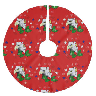 Falda Para El Árbol De Navidad De Poliéster Navidad Eagle