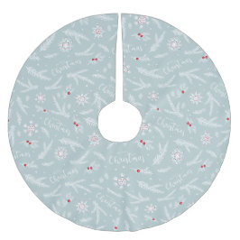 Falda Para El Árbol De Navidad De Poliéster Navidades