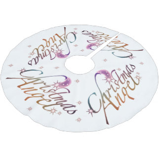 Falda Para El Árbol De Navidad De Poliéster Navidades Angel