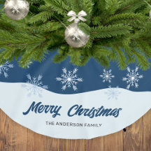 Navidades azules oscuros de guión moderno