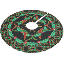 Navidades celtas Holly Wreath Pattern