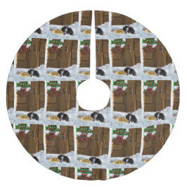 Falda Para El Árbol De Navidad De Poliéster Navidades chinos de Japón