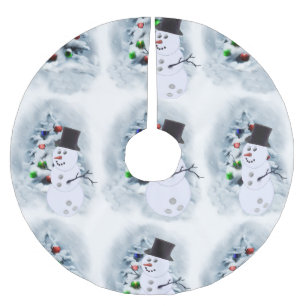 Falda Para El Árbol De Navidad De Poliéster Navidades de Bowling Lovers