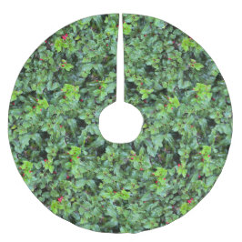 Falda Para El Árbol De Navidad De Poliéster Navidades de Green Holly Berry