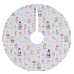 Falda Para El Árbol De Navidad De Poliéster Navidades de Nutcracker