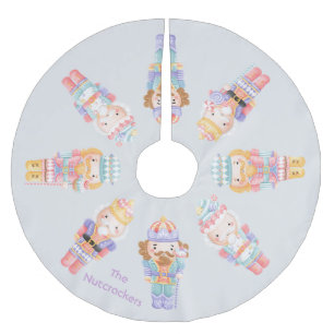 Falda Para El Árbol De Navidad De Poliéster Navidades de Nutcracker