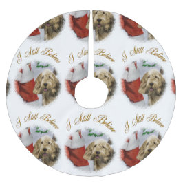 Falda Para El Árbol De Navidad De Poliéster Navidades de Otterhound