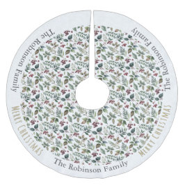 Falda Para El Árbol De Navidad De Poliéster Navidades de Personalizados de una granja rústica 