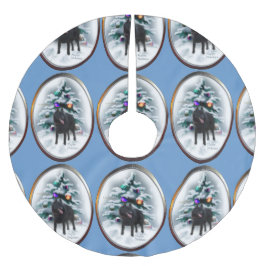 Falda Para El Árbol De Navidad De Poliéster Navidades de Schipperke