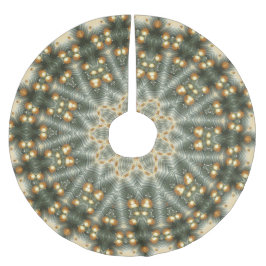 Falda Para El Árbol De Navidad De Poliéster Navidades decorativos de la falda del árbol de vac