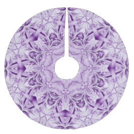 Falda Para El Árbol De Navidad De Poliéster Navidades decorativos morados de la falda del árbo